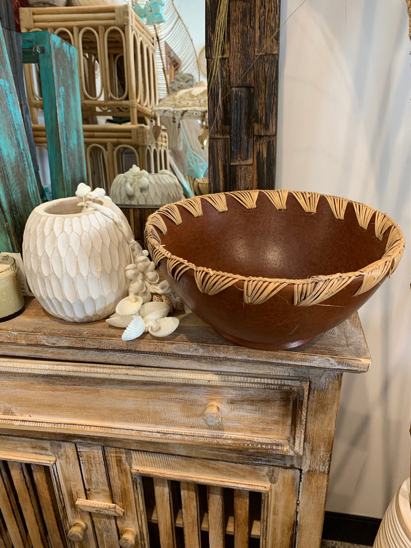 Terracotta Brown bowl. Clearance. Usually $45
