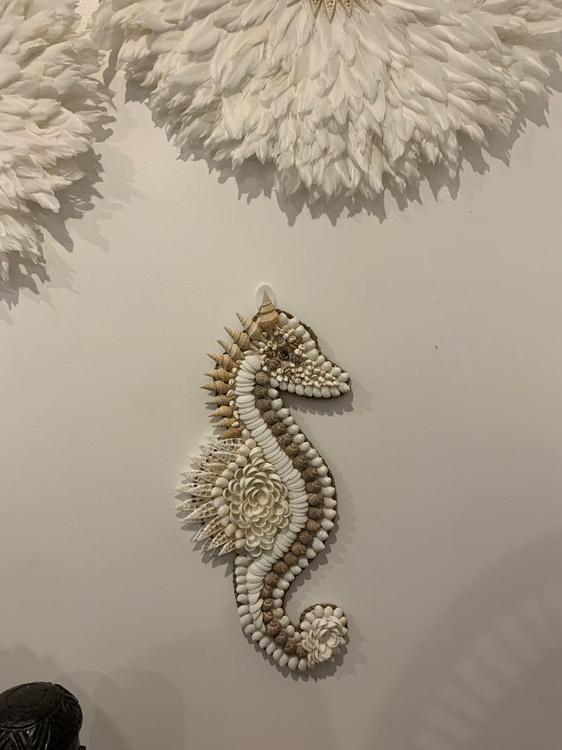 Shell seahorse hanging. Style 3