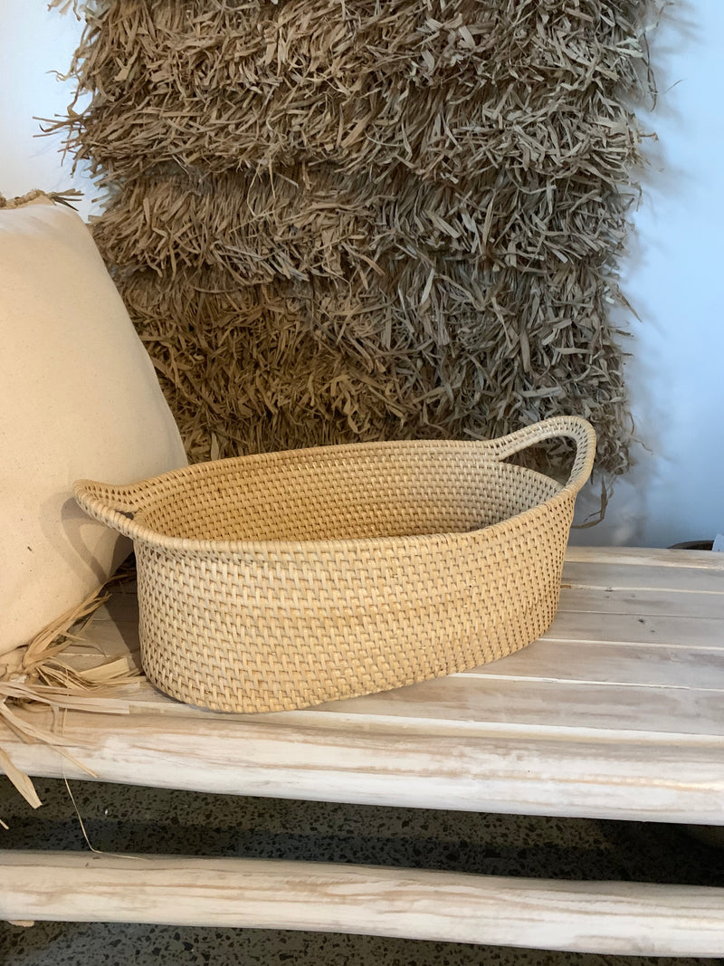Oval basket small. Natural. Clearance. Usually $20