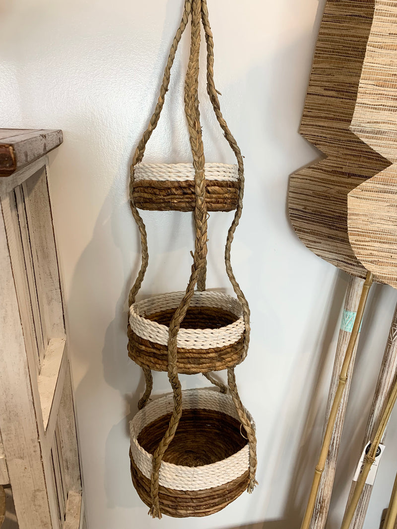 3 tier hanging baskets