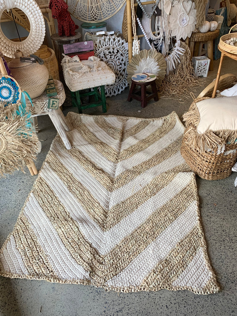 Woven rug. Usually $215