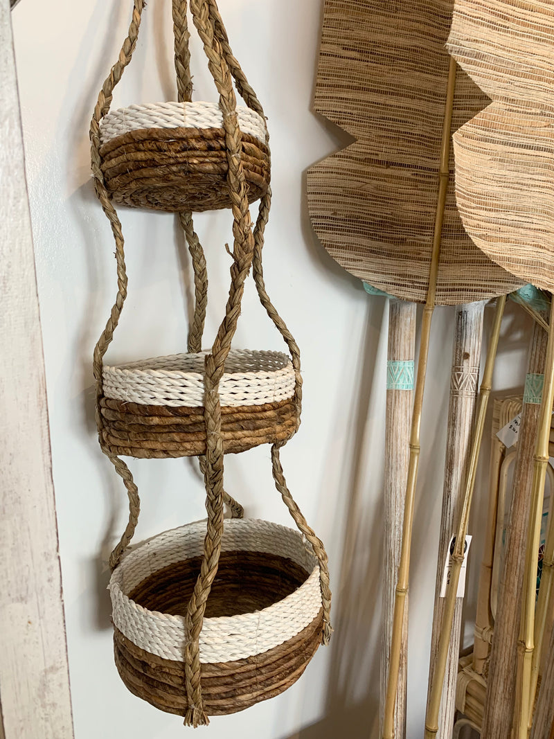 3 tier hanging baskets