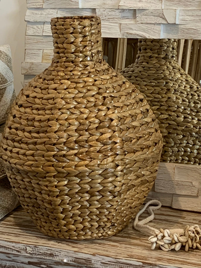Water hyacinth vase 50cm h