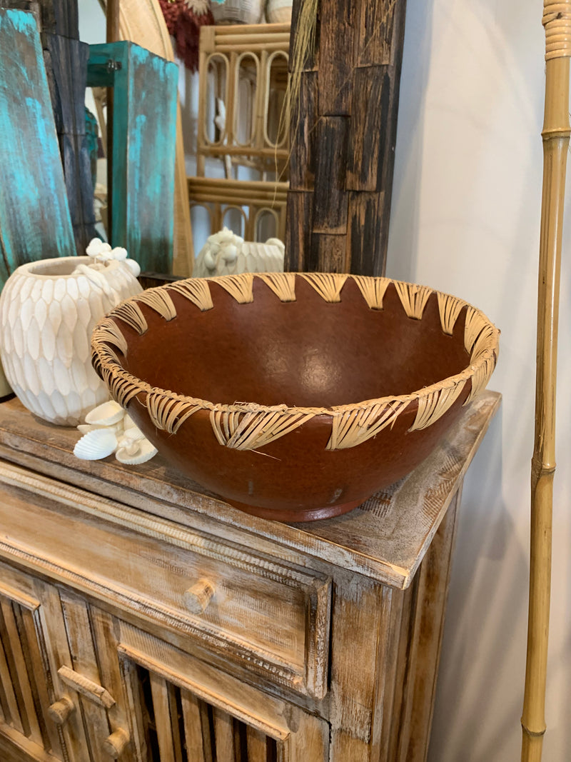 Terracotta Brown bowl. Clearance. Usually $45